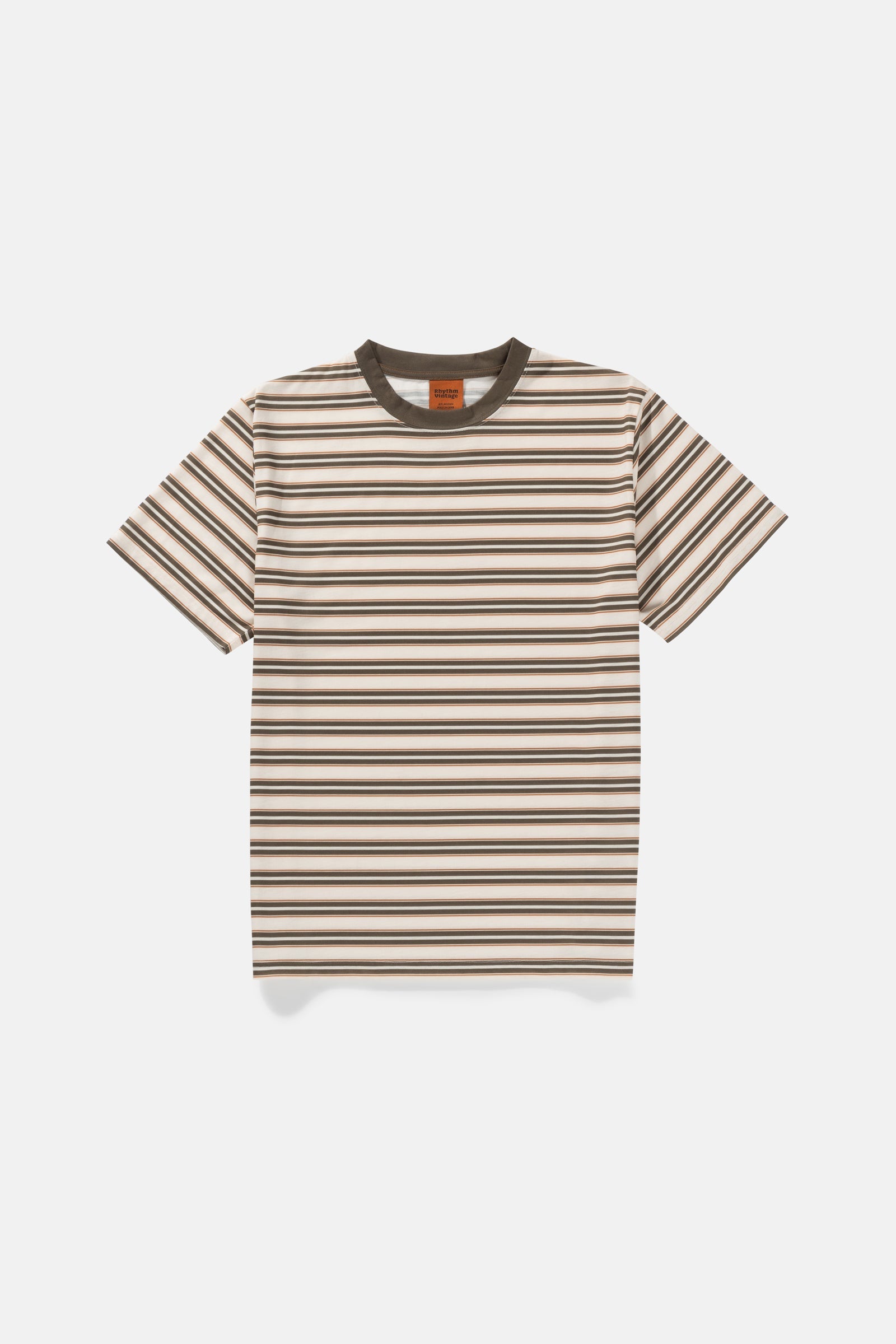 Vintage Stripe Ss T-Shirt Natural – Rhythm US