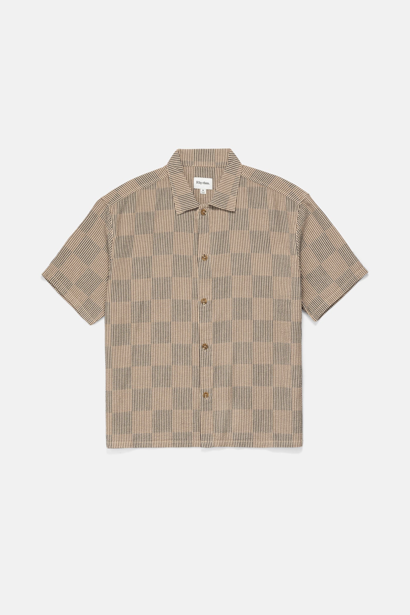 Tanner Check Ss Shirt Tobacco
