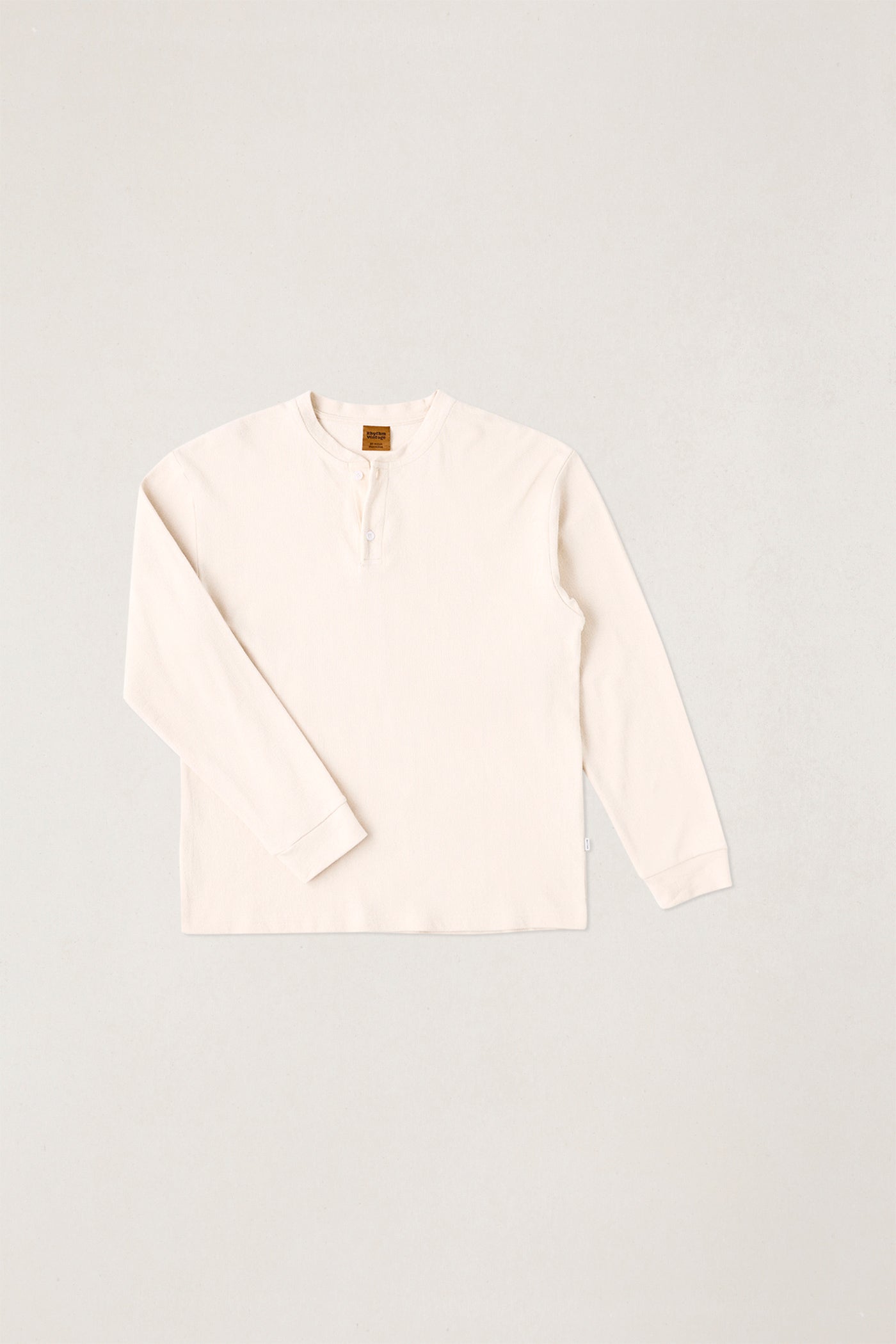 Vintage Jersey Ls Henley Natural – Rhythm US