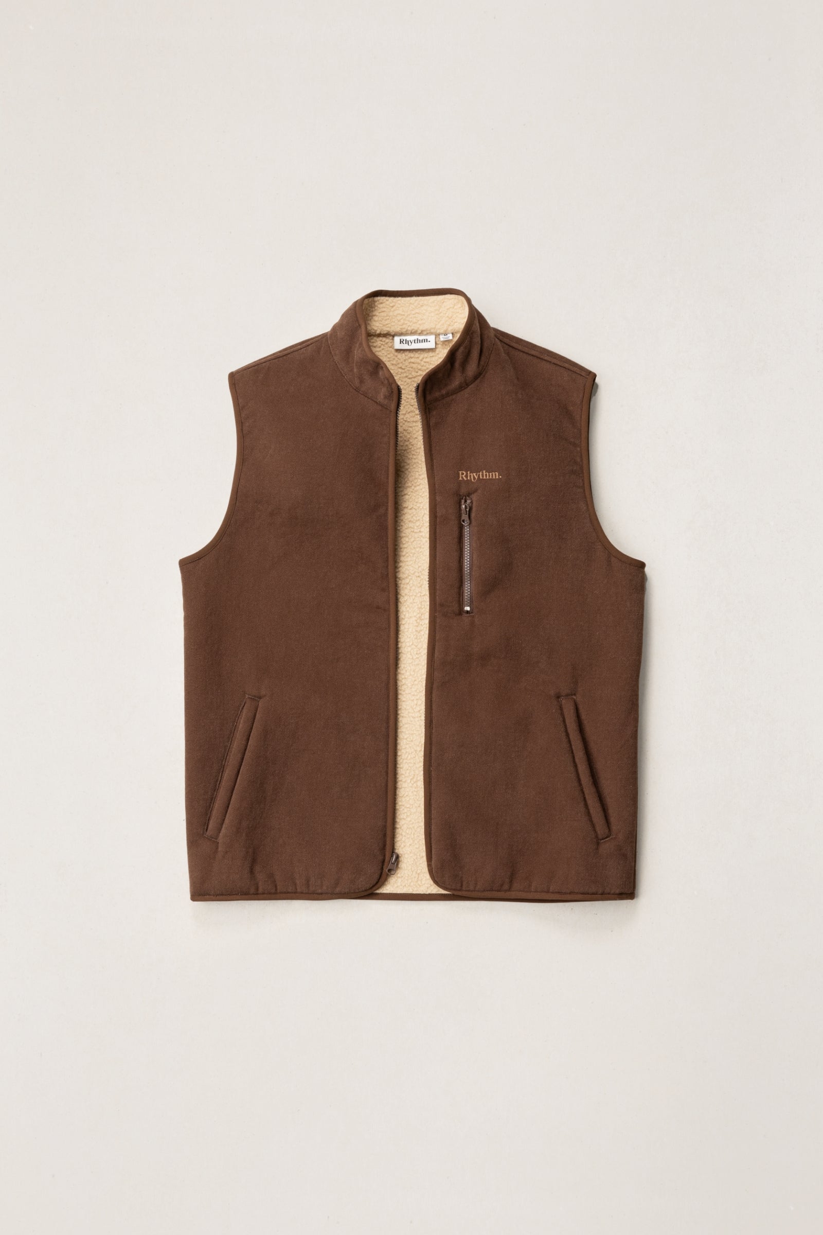tobacco vest Essential Canvas Vest Tobacco