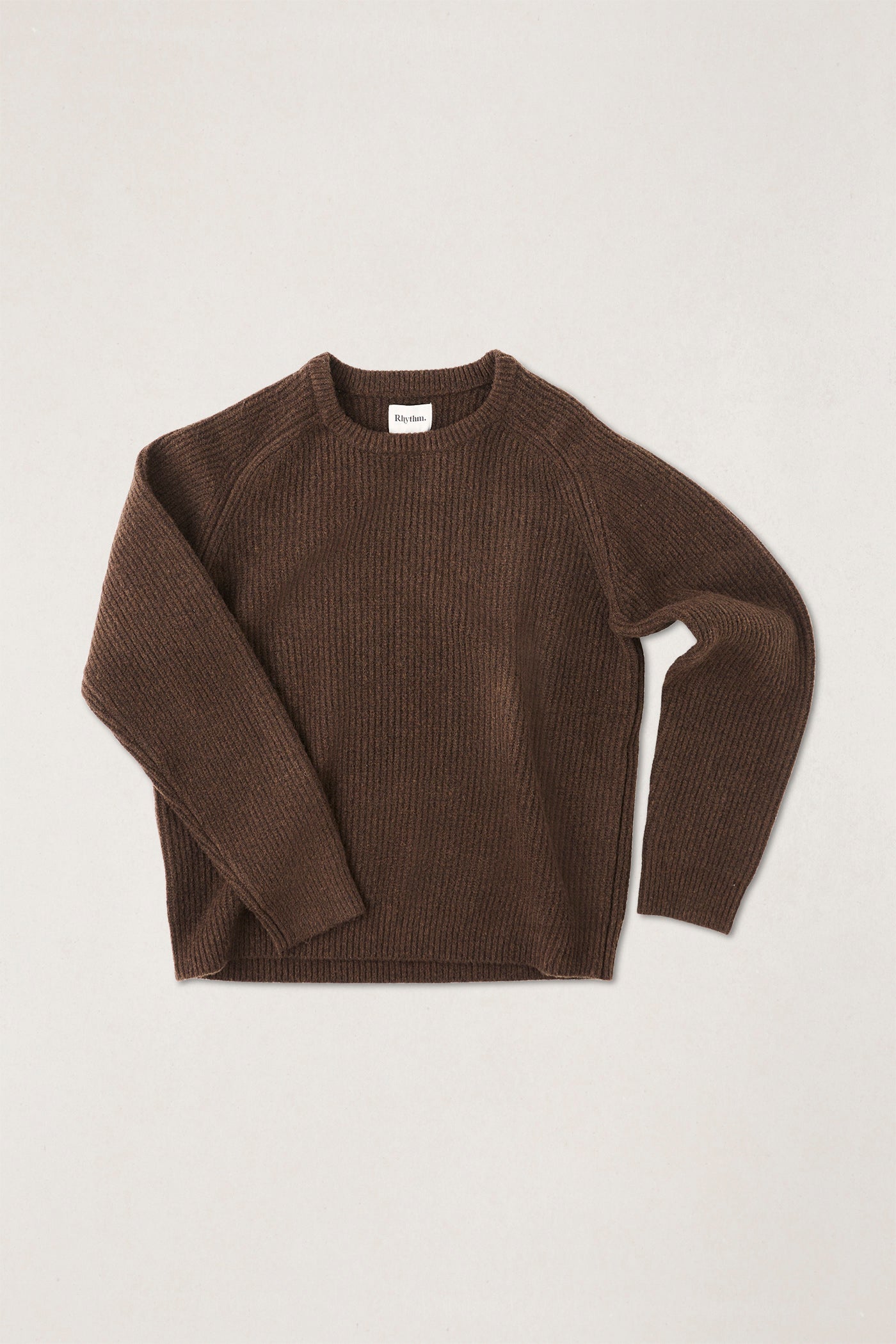 Vintage Waffle Knit Sweater Chocolate – Rhythm US