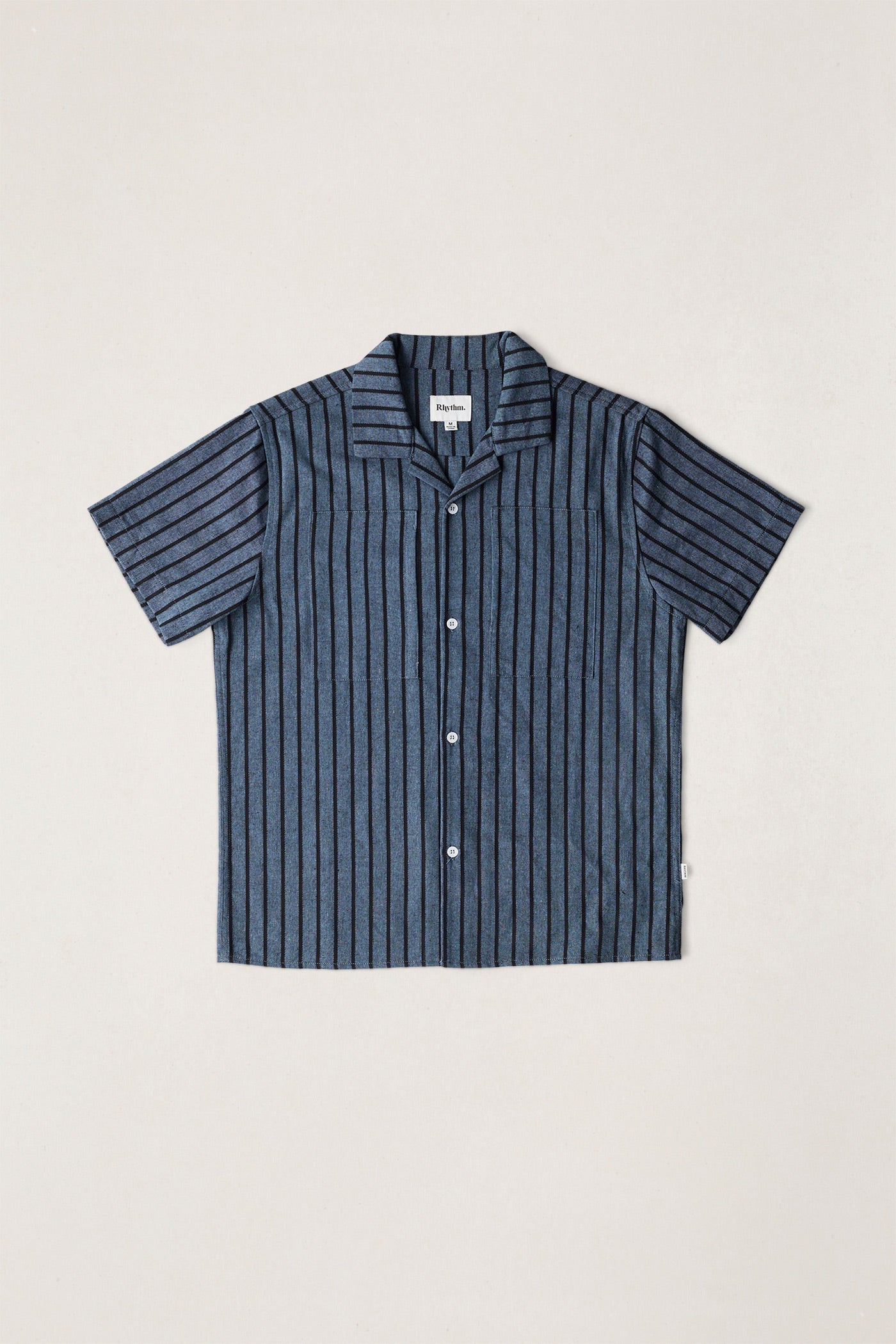 Crux Ss Shirt Indigo Stripe – Rhythm US