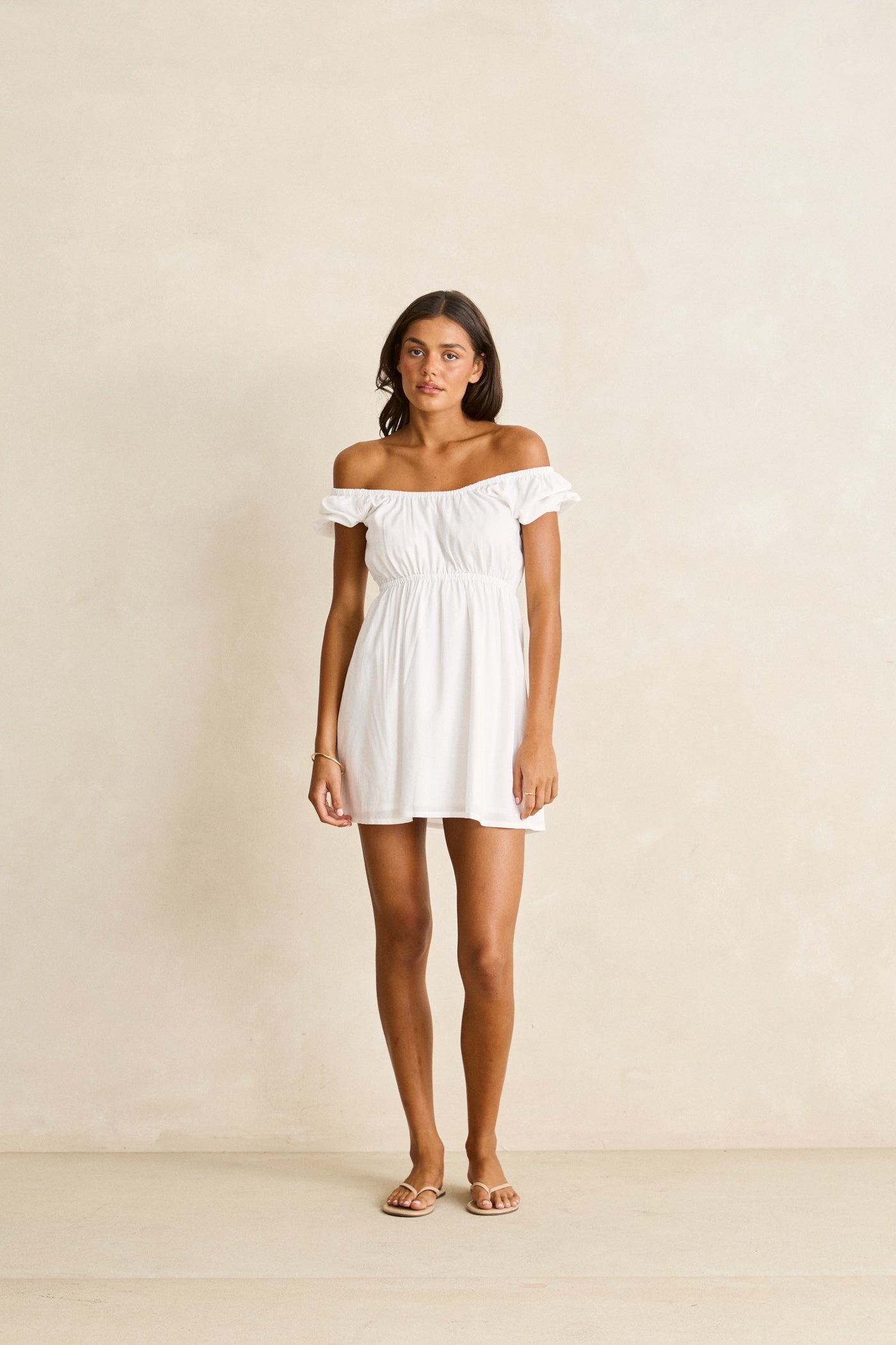 Harlow Mini Dress White M