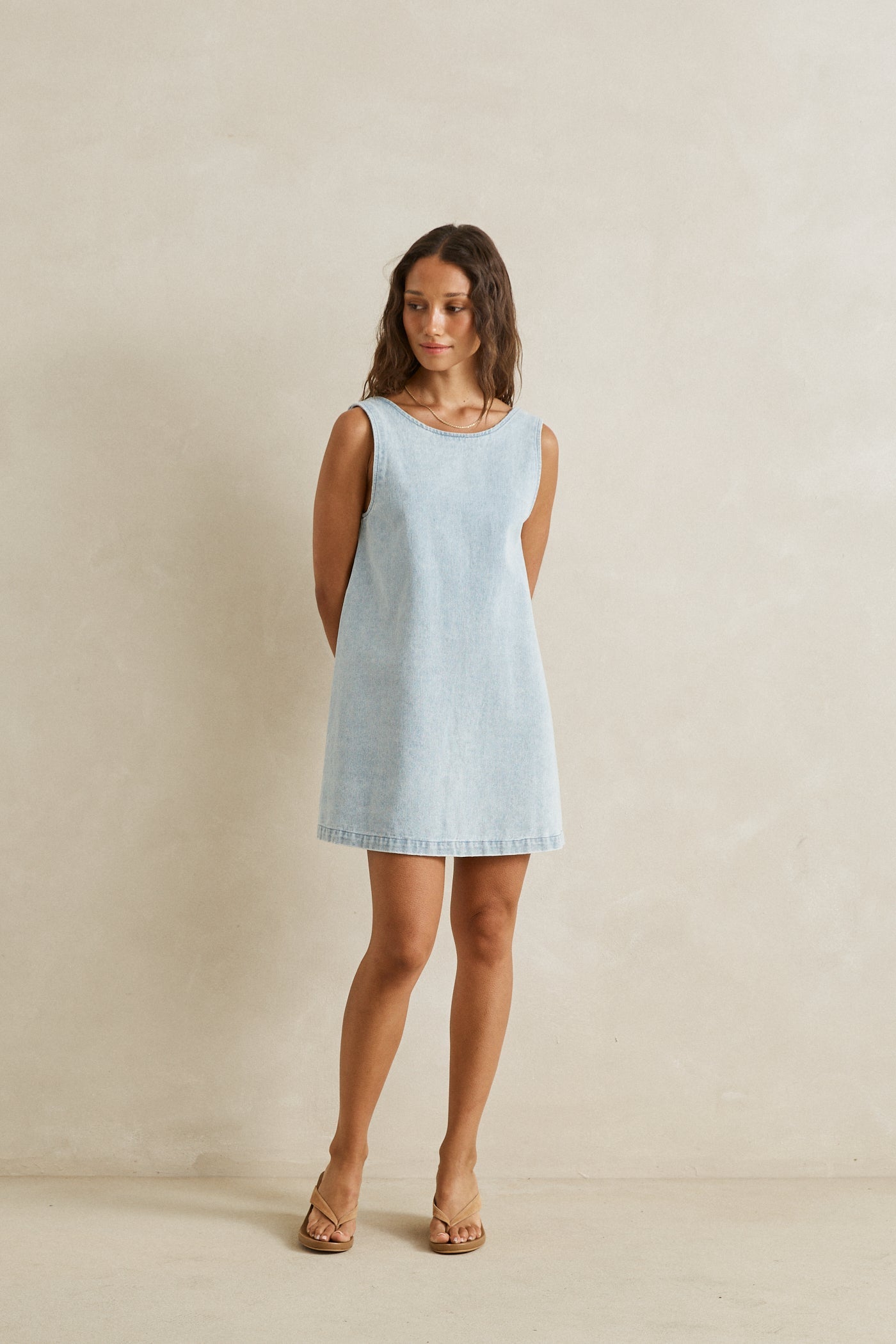light wash denim mini dress Light Wash Denim Zip Up Braided Belt Mini Dress