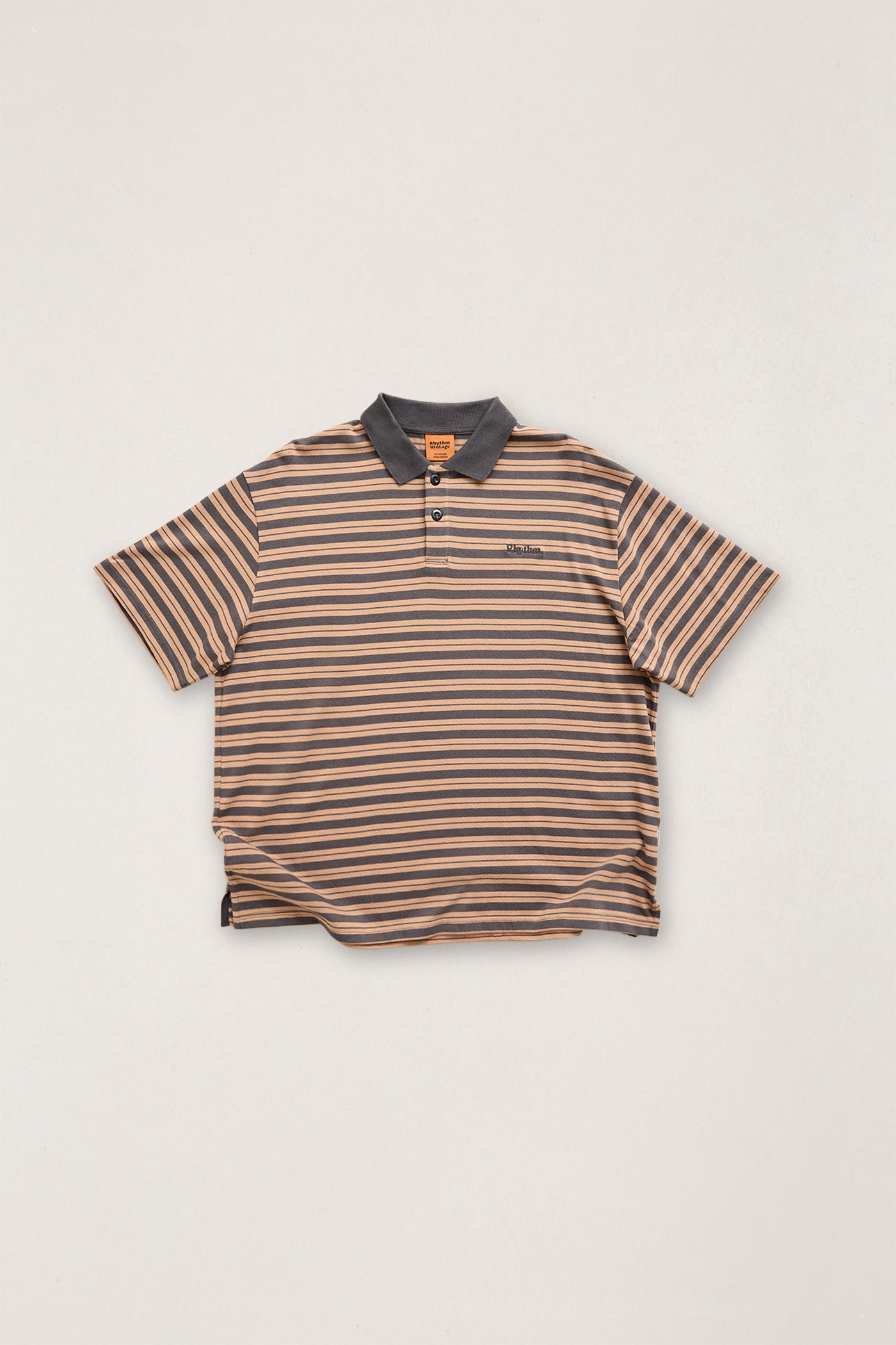 Manarola Stripe Ss Rugby Polo Tobacco – Rhythm US