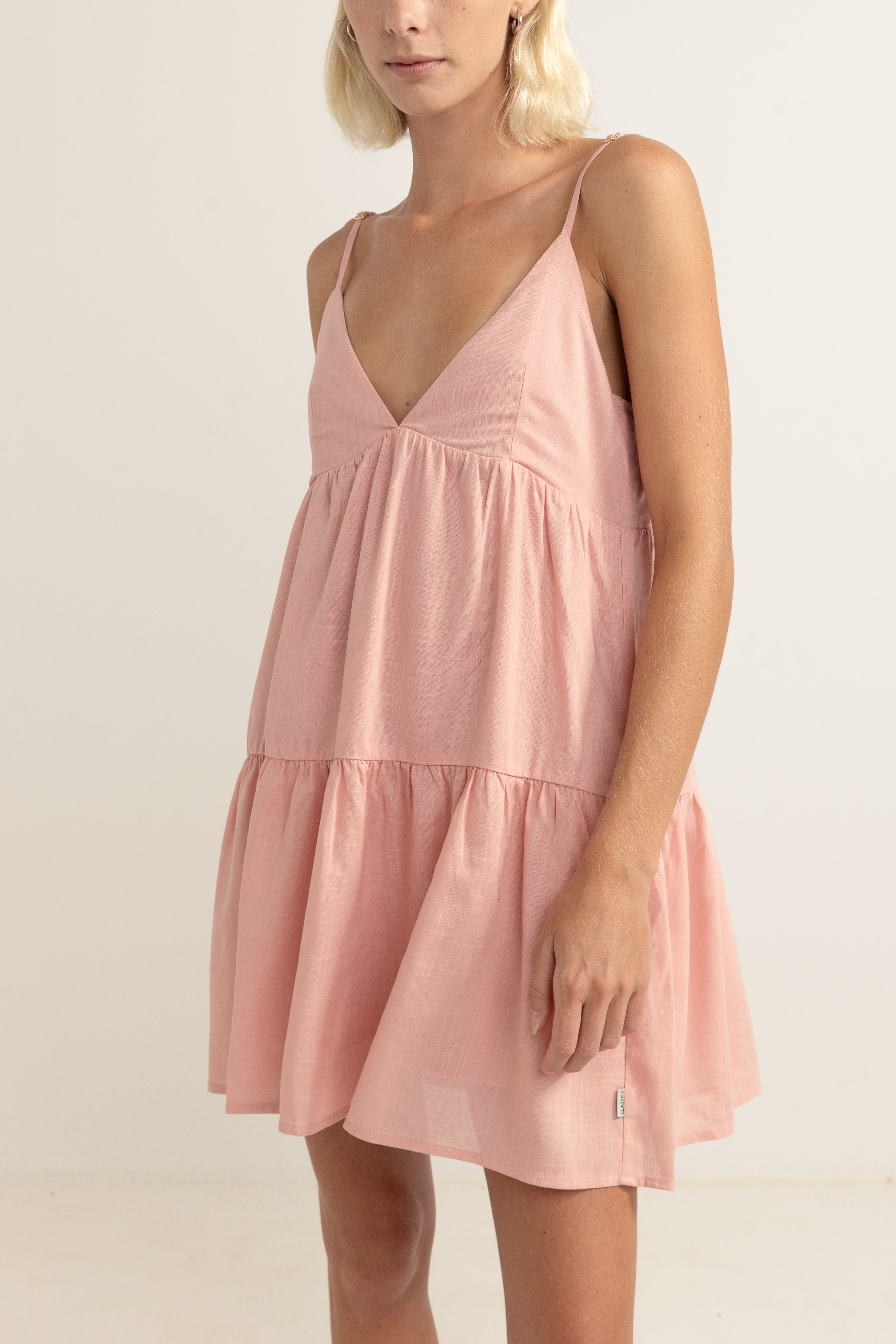 Citrus Chic Tiered Mini Dress main image 0