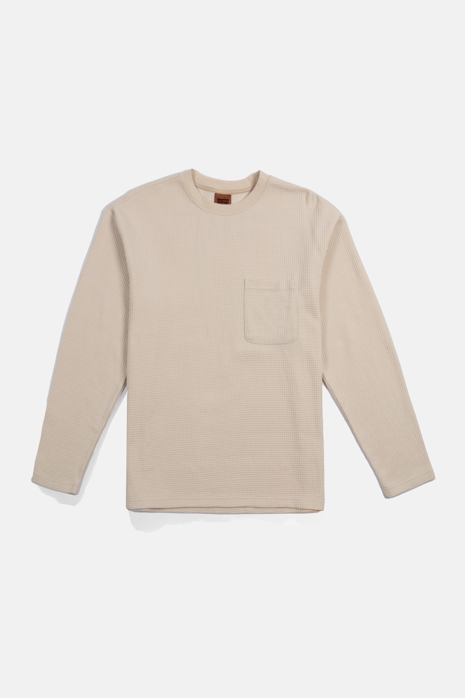 Waffle knit outlet shirt