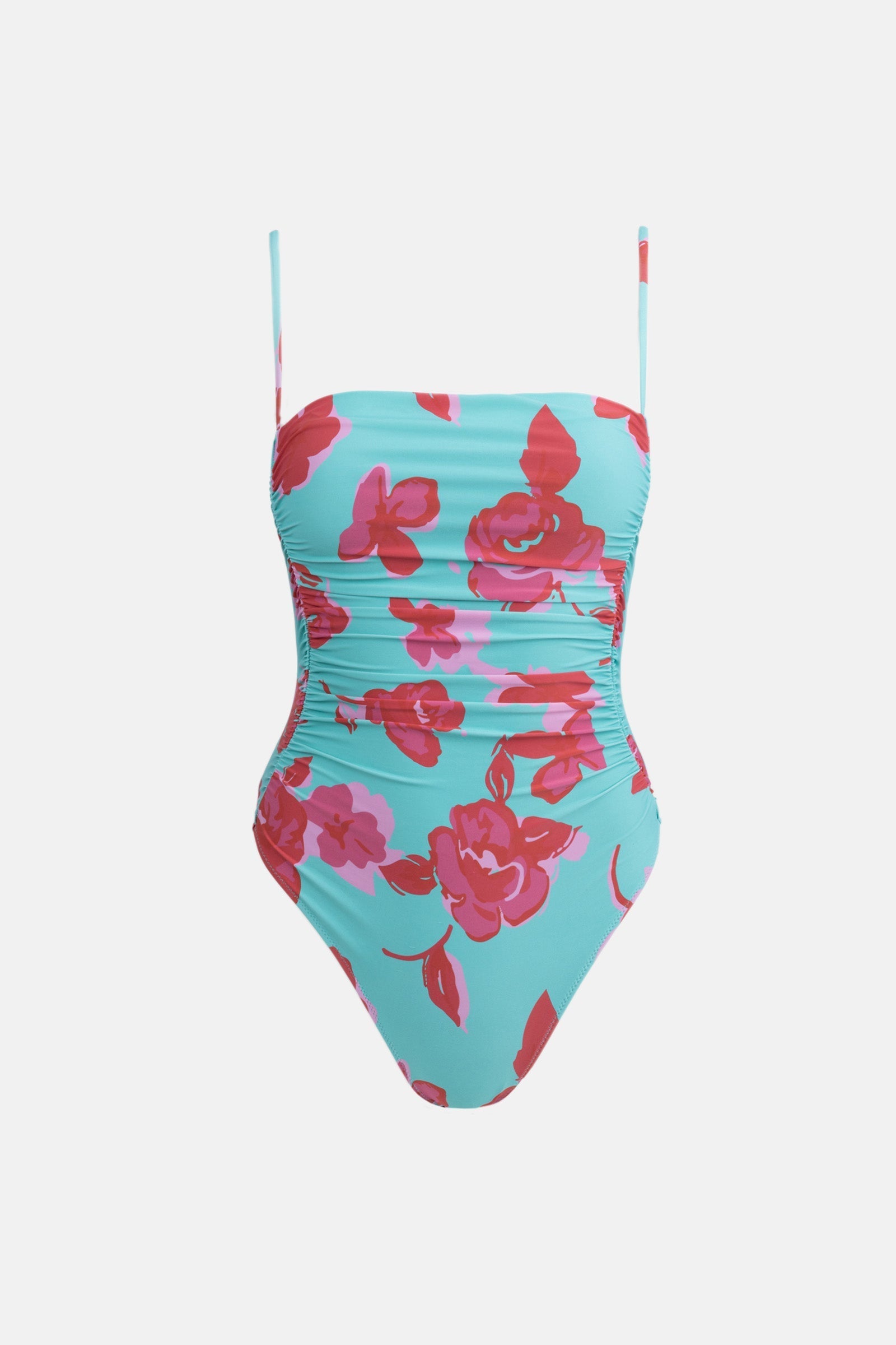 Inferna Floral Scrunched Side One Piece Spring