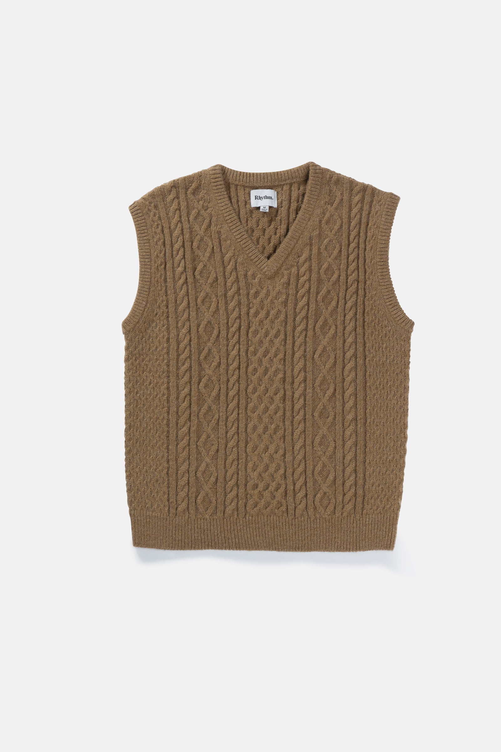 Mohair Knit Vest Sand – Rhythm US