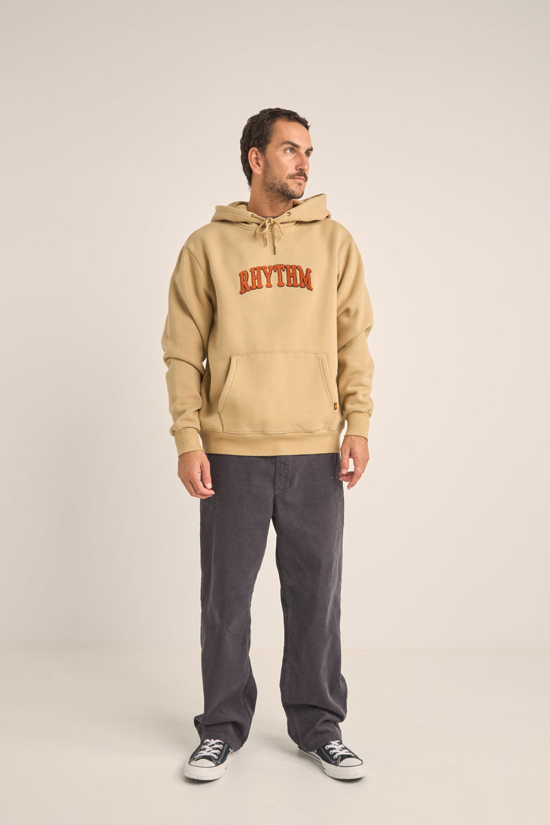 Arch Heavyweight Fleece Hood Sand