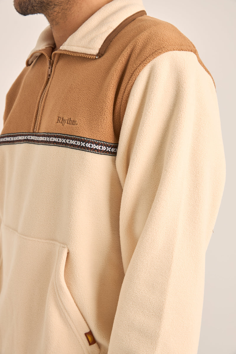 Alder Half Zip Pull Over Latte