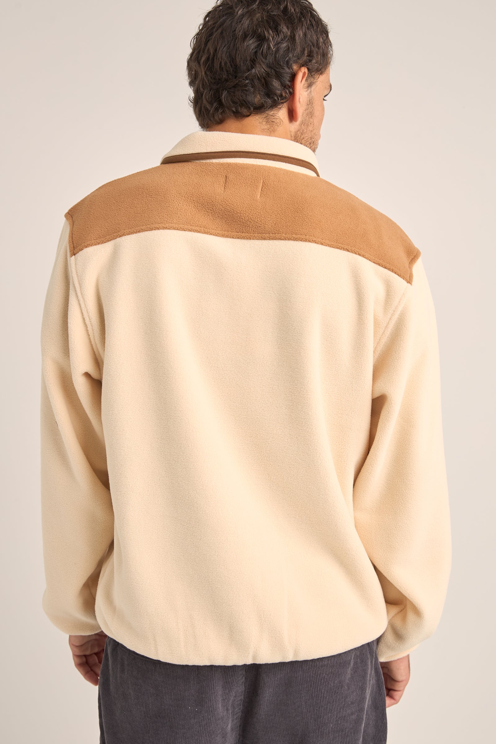 Alder Half Zip Pull Over Latte – Rhythm US