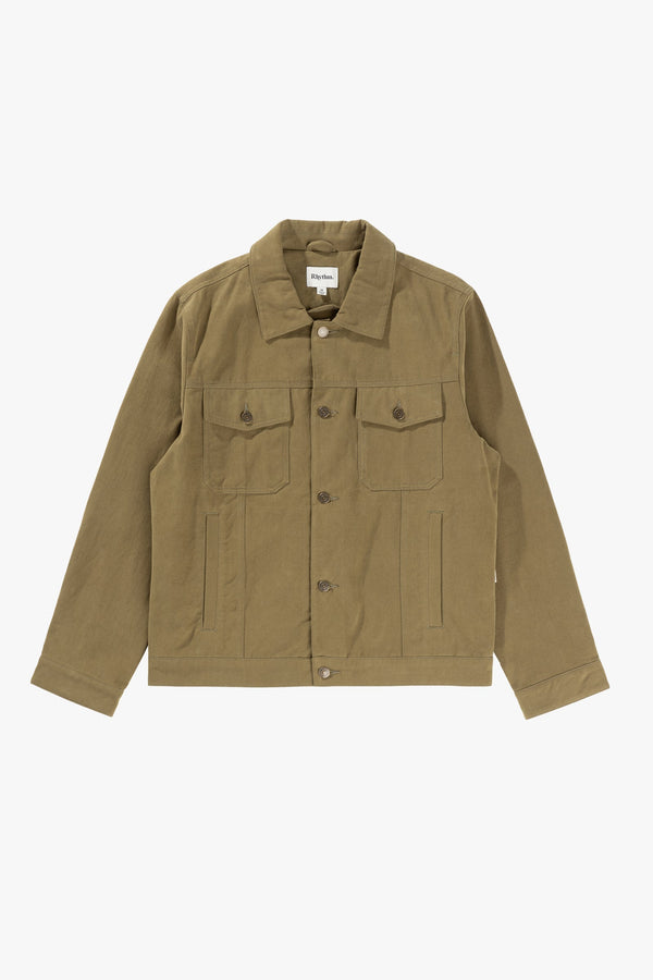 Brushed Twill Trucker Olive