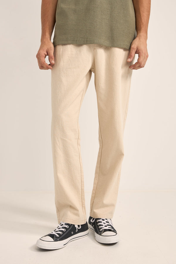 Linen Jam Pant Bone