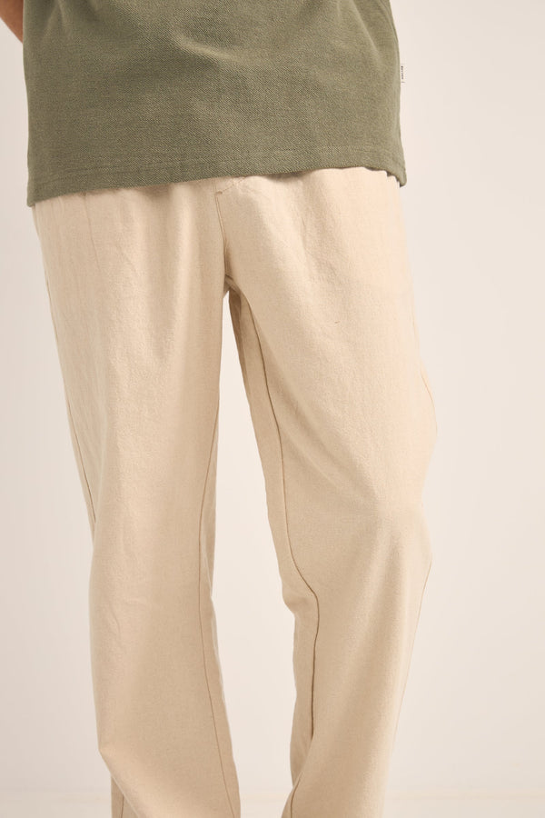 Linen Jam Pant Bone