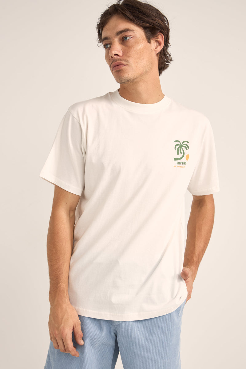 Trees Ss T-Shirt Vintage White