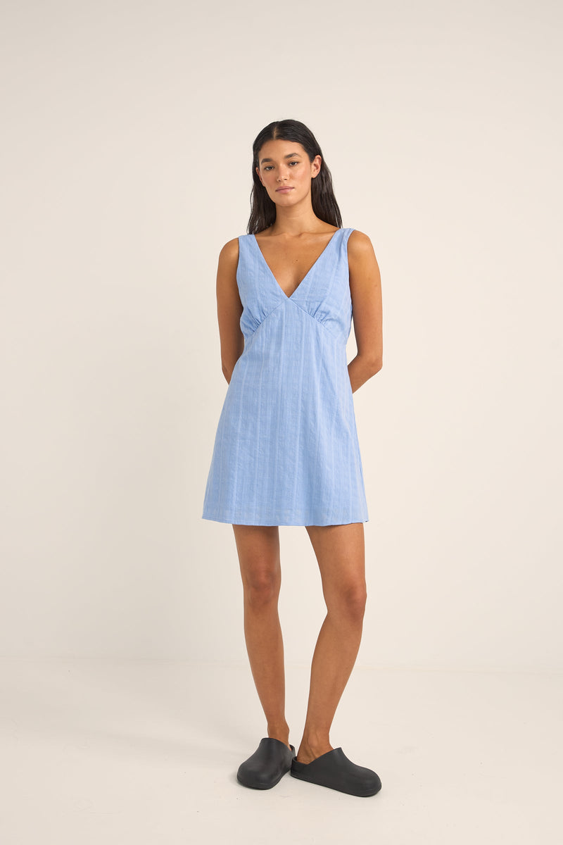 Tyler Mini Dress Cornflower