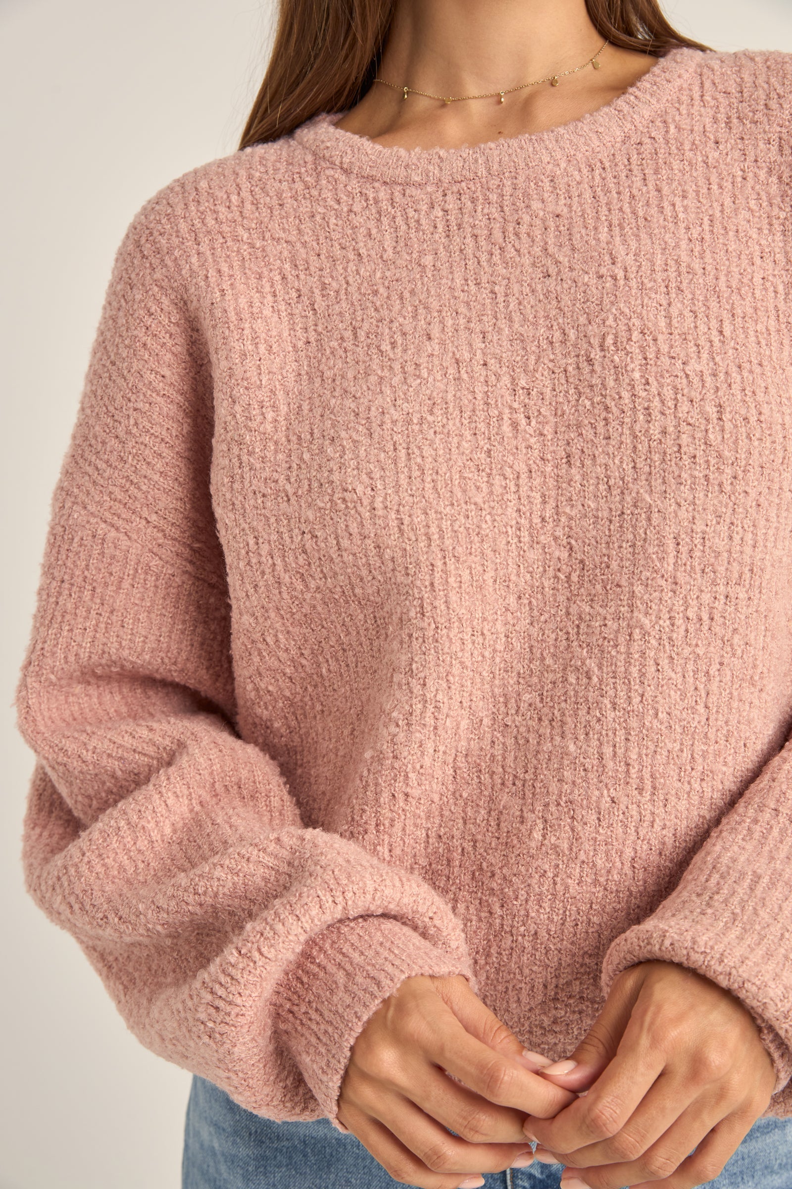 Quinn Knit Jumper Pink – Rhythm US Quinn Knit Jumper Pink – Rhythm US