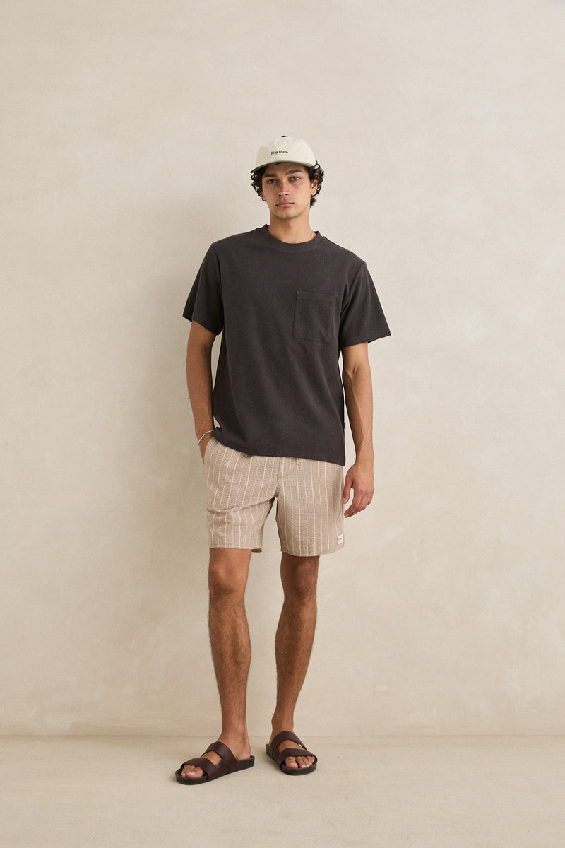 Vintage Terry Ss T-Shirt Vintage Black – Rhythm US