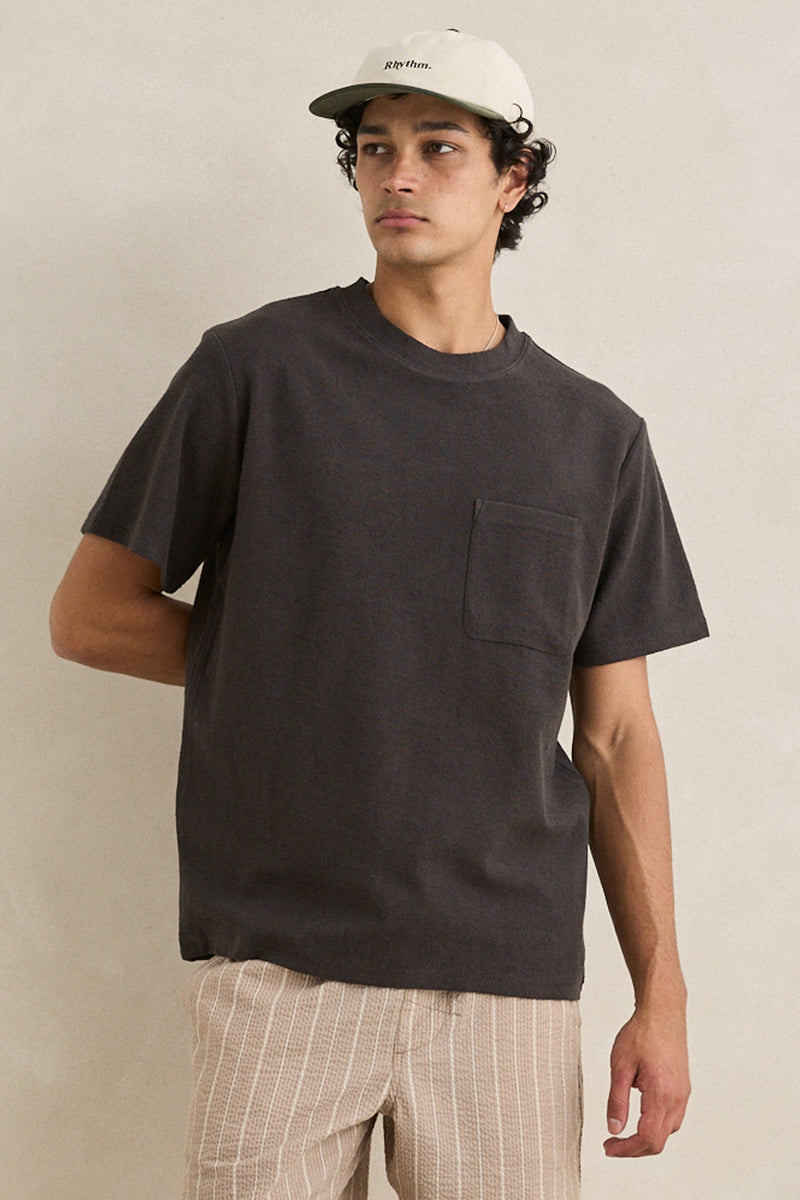Vintage Terry Ss T-Shirt Vintage Black – Rhythm US