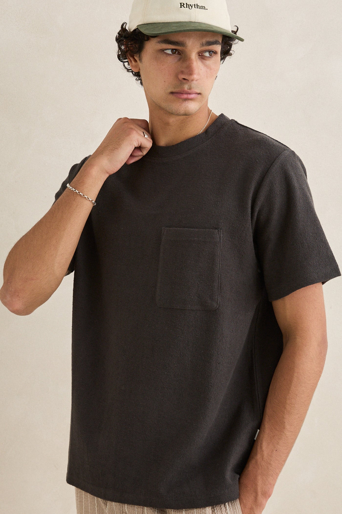 Vintage Terry Ss T-Shirt Vintage Black – Rhythm US