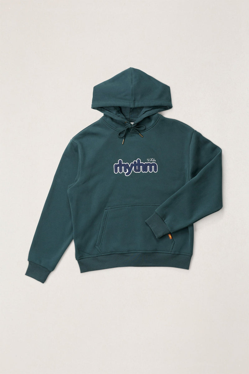 Applique Fleece Hood Dark Pine – Rhythm US
