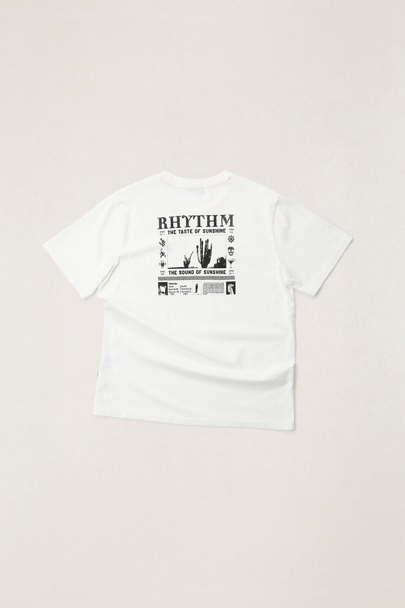 【白】THEE / シー   rhythm shirt Cactus Vintage Ss T-Shirt Vintage White – Rhythm US
