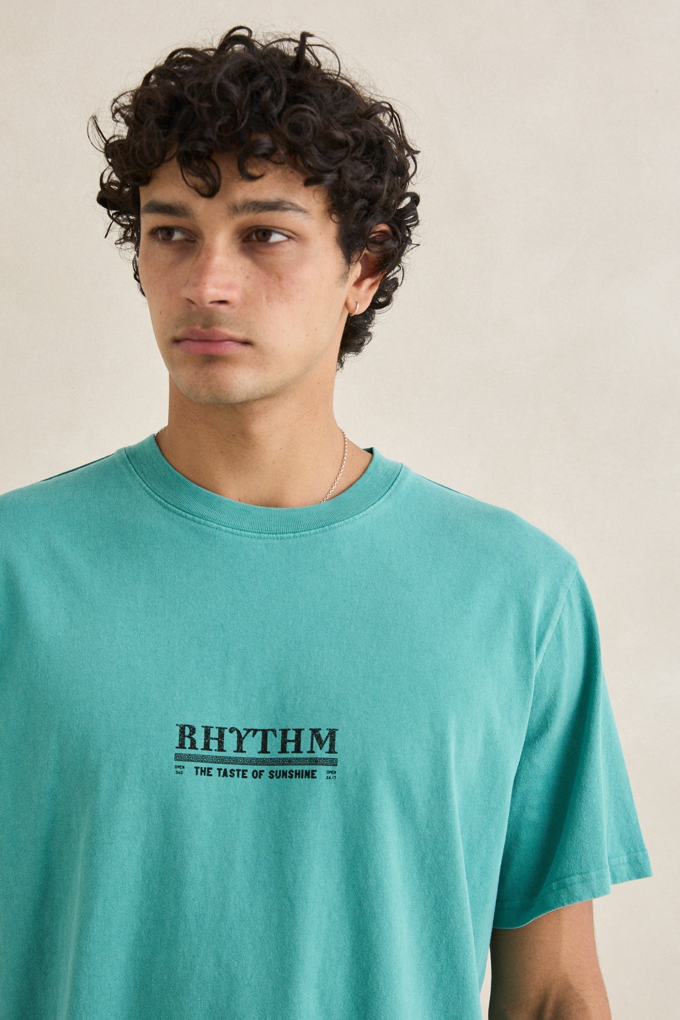 Rhythm Cactus Vintage Tee Wasabi / M