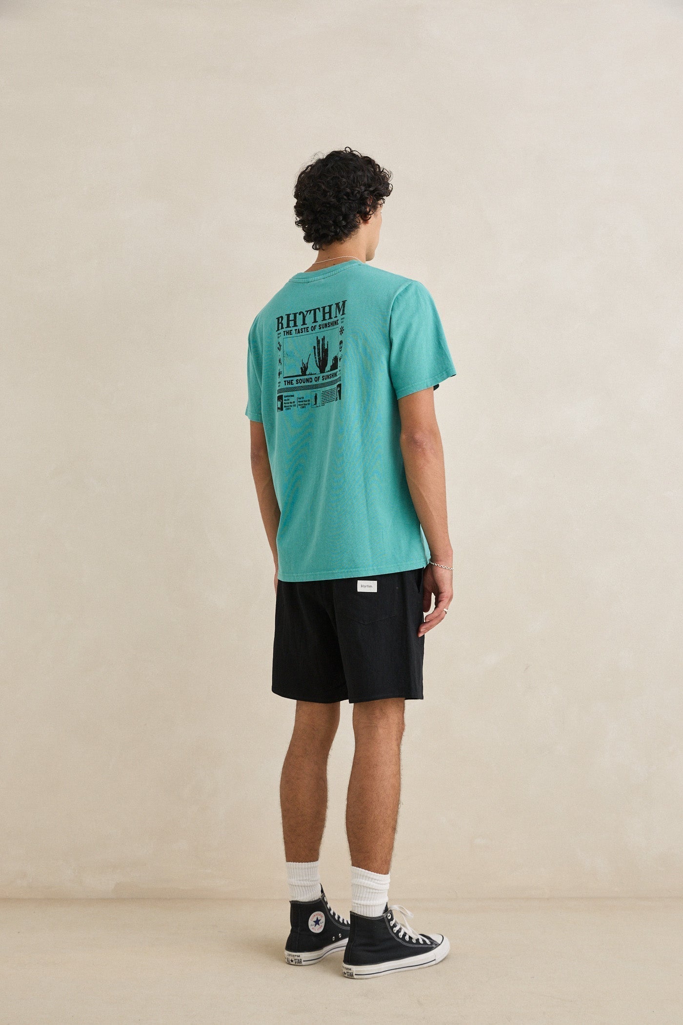 Rhythm Cactus Vintage Tee Wasabi / M