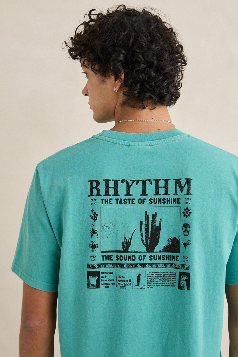 cactus t shirt Rhythm Cactus Vintage Tee Wasabi / M