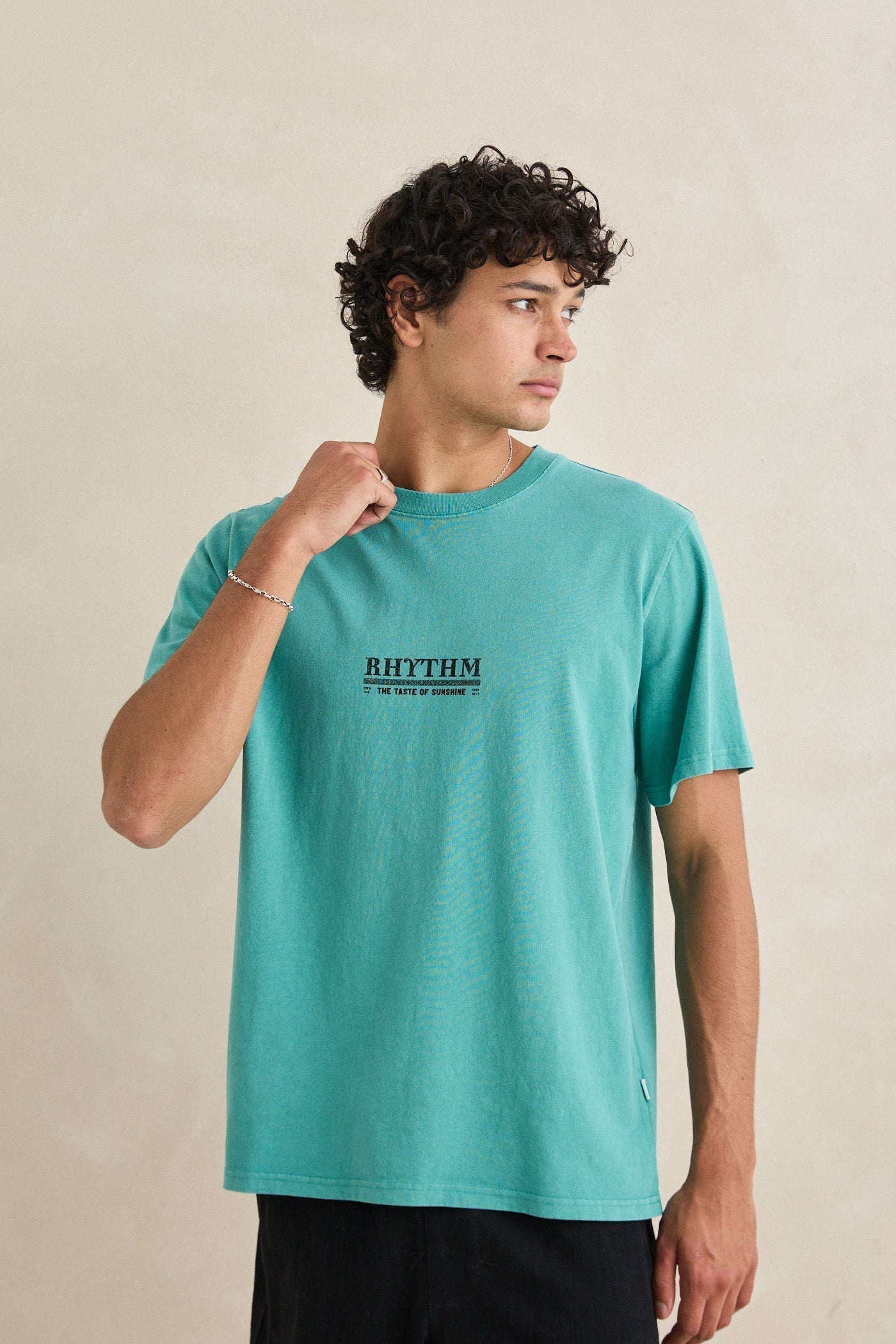 Rhythm Cactus Vintage Tee Wasabi / M