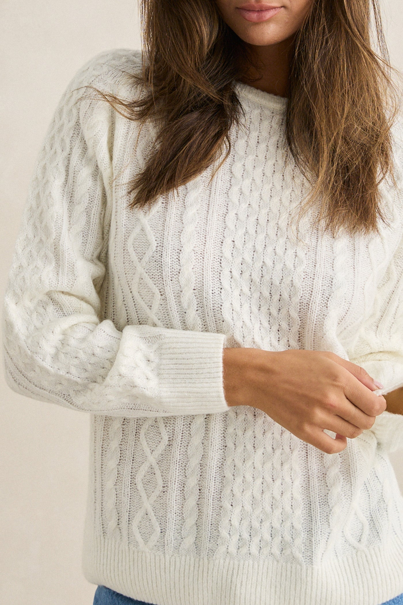Mohair Oceanside Knit Vintage White – Rhythm US