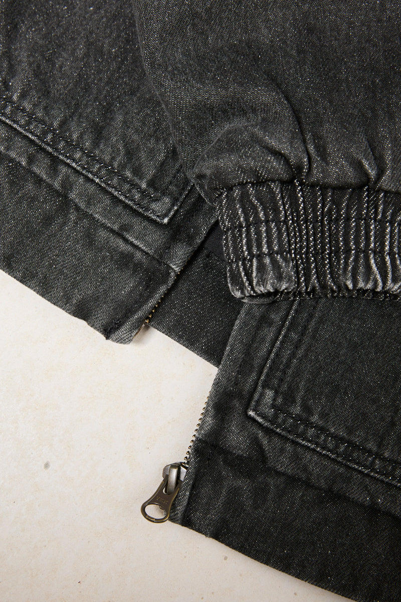 Denim Bomber Jacket