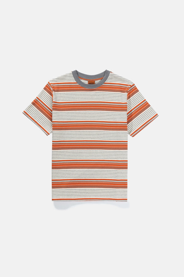 Vintage Stripe Ss T Shirt Natural