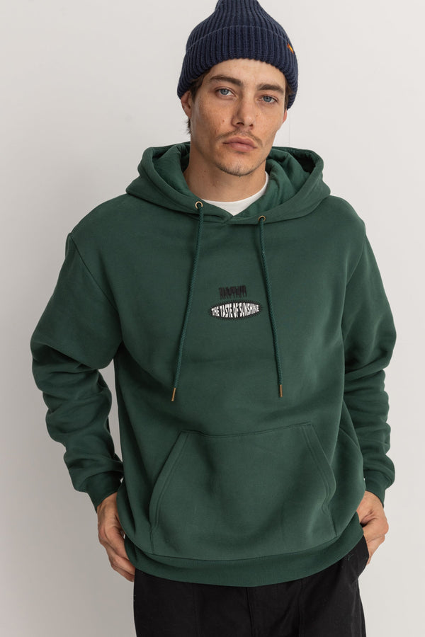 Embroidered Fleece Hood Pine