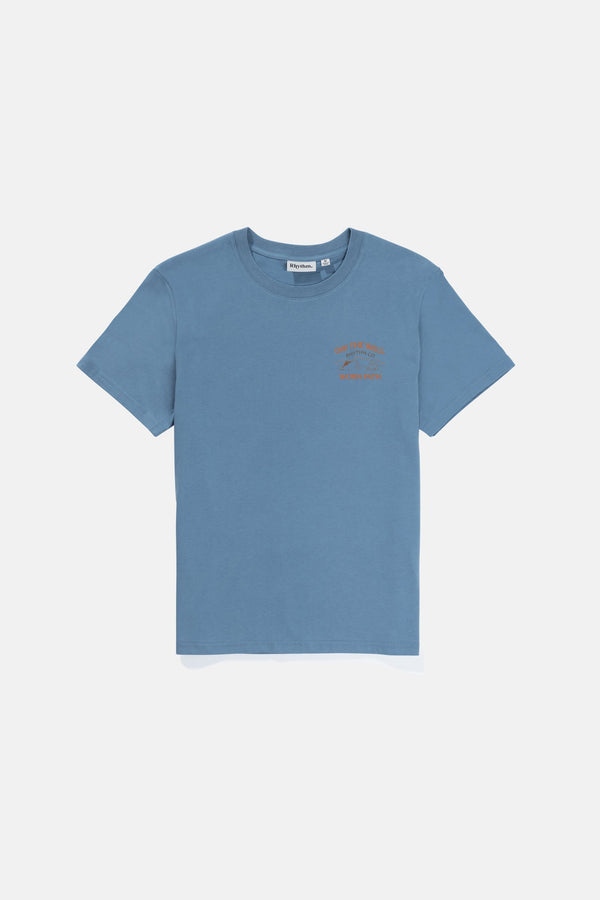 Wilderness Ss T Shirt Vintage Blue