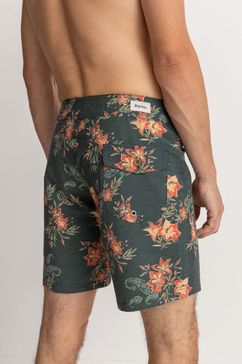 Tropical Paisley Trunk Navy