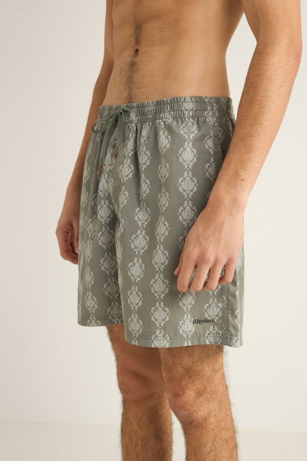 Ornate Stripe Beach Short