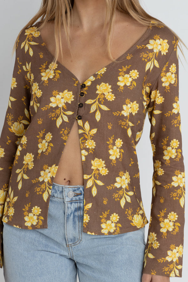 Anika Floral Long Sleeve Top