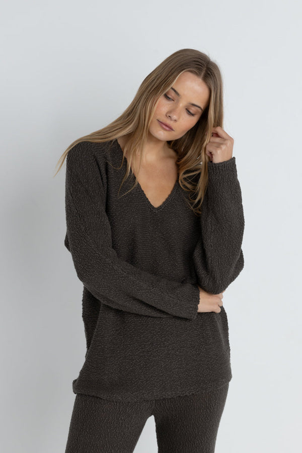 Adele Oversized Long Sleeve Knit Top