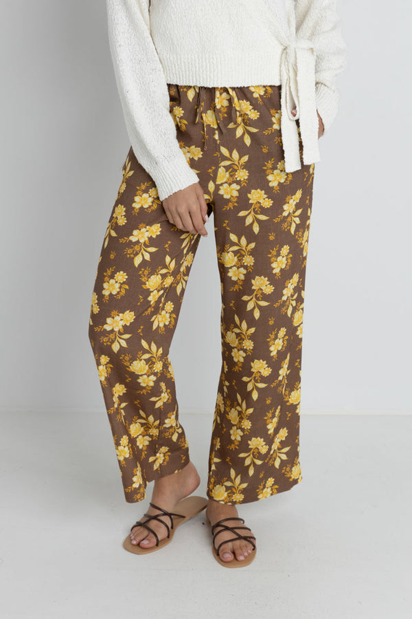 Anika Floral Drawstring Pant
