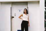 Shell Beach Sweater Vest Oatmeal
