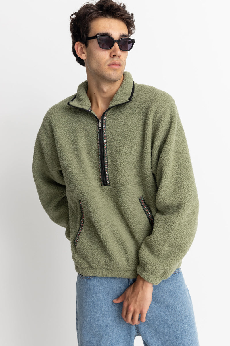 Sherpa Pullover Sage Rhythm US