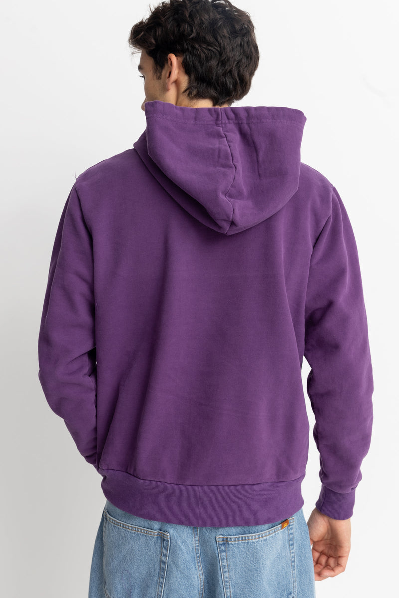 Heavyweight Fleece Hood Plum