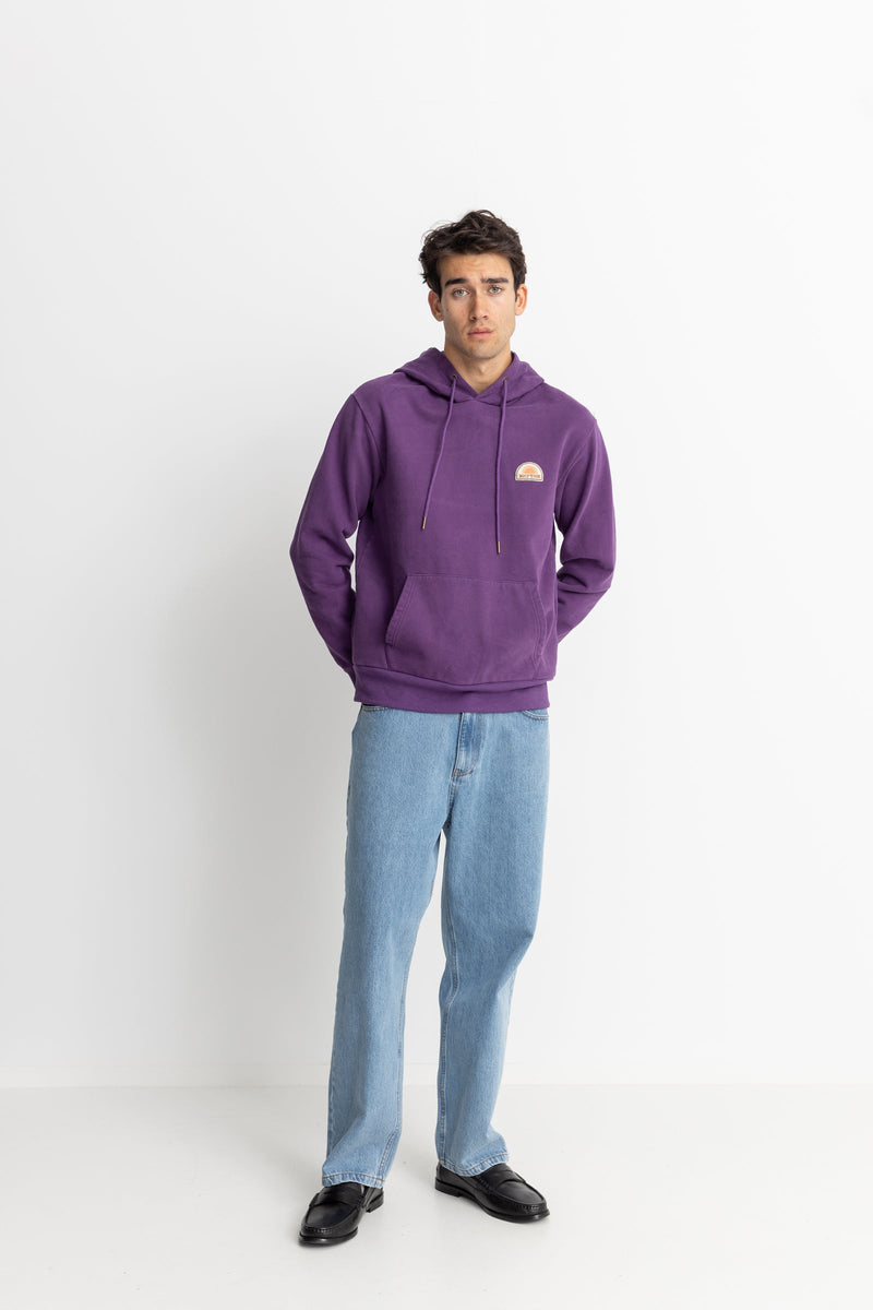 Heavyweight Fleece Hood Plum