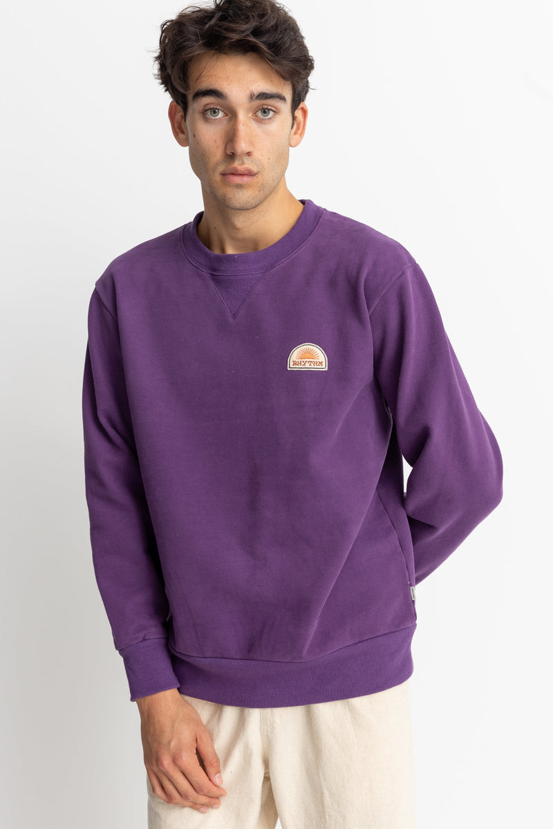 Heavyweight Fleece Crew Plum