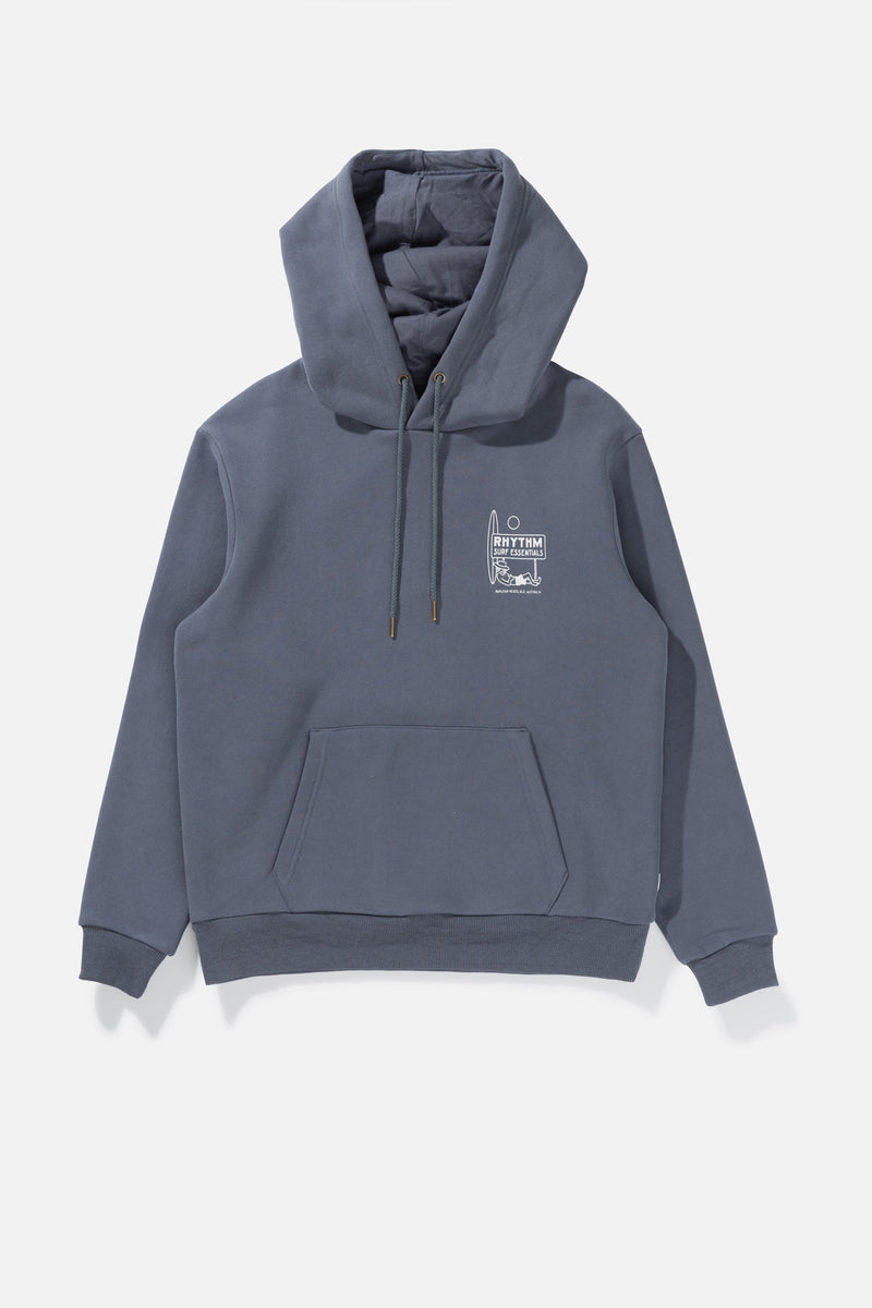 Lull Fleece Hood Worn Navy