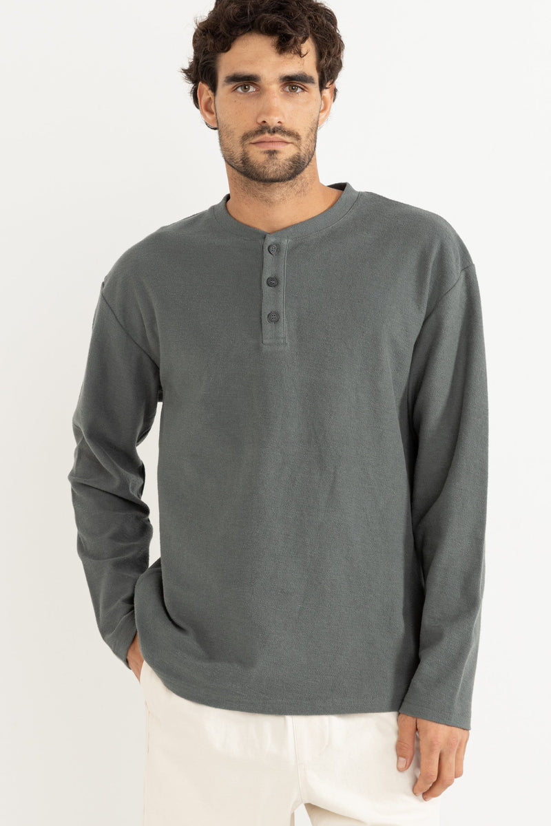 Vintage Terry Ls Henley