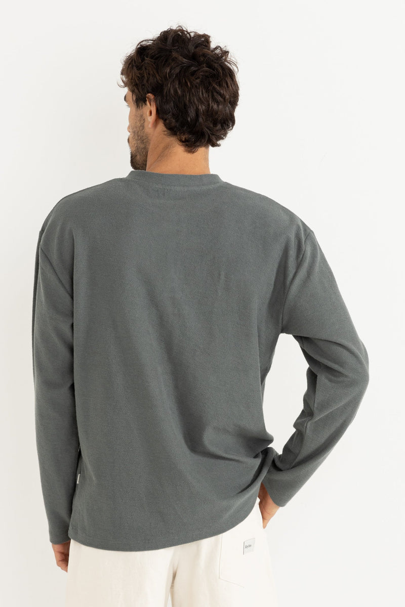 Vintage Terry Ls Henley
