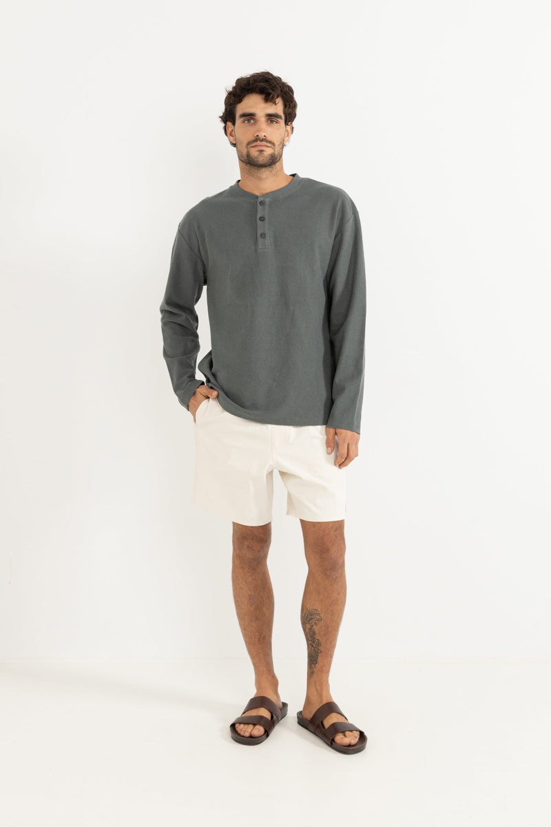 Vintage Terry Ls Henley